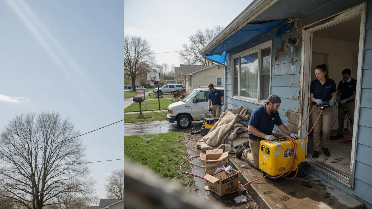 Basement Flood Cleanup in Londonderry, OH near me